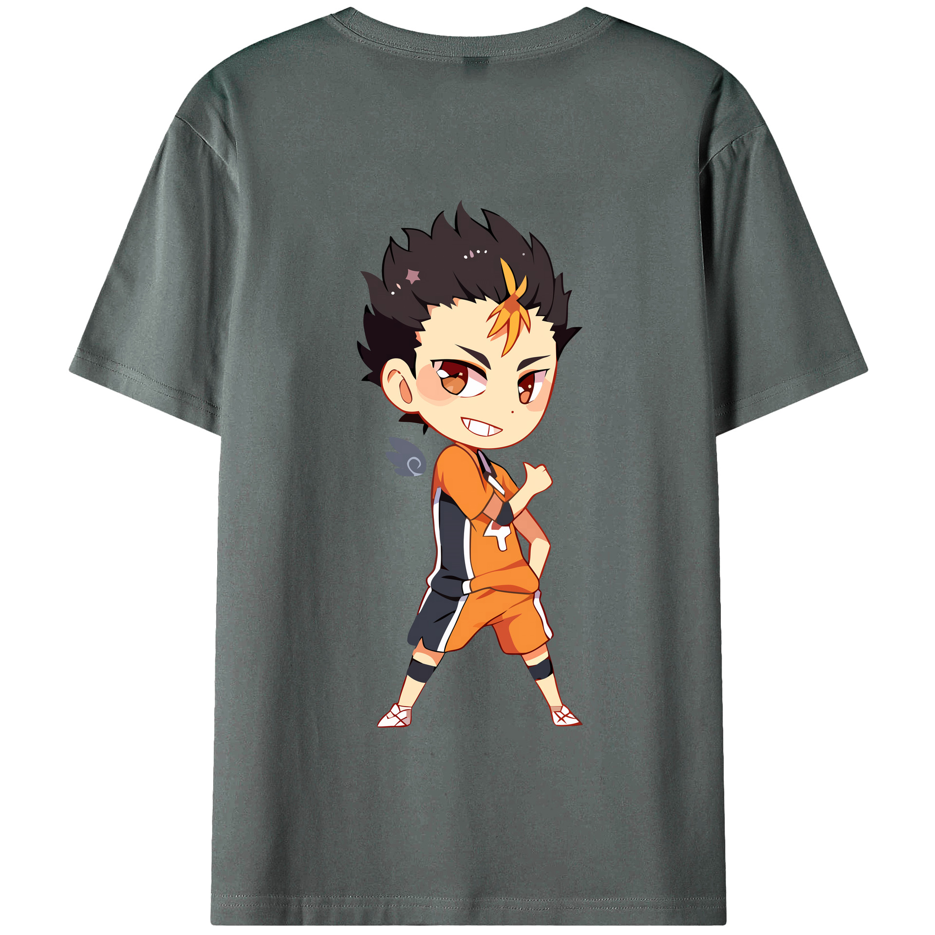 （画像用） ハイキュー!! Haikyu!! 綿100％半袖Tシャツ（背面プリント）